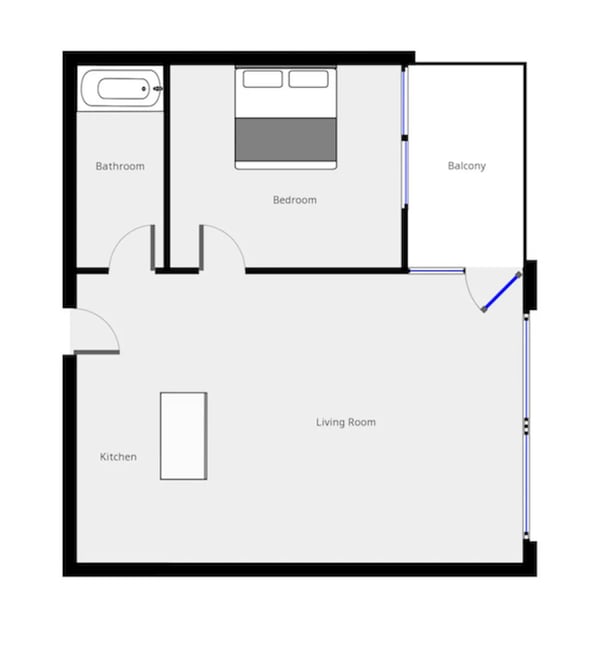 Charming 1-bed apartment with balcony in Morges 6