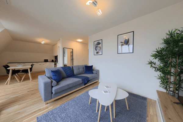 Charming 1-bed furnished apartment with balcony in Lausanne 1
