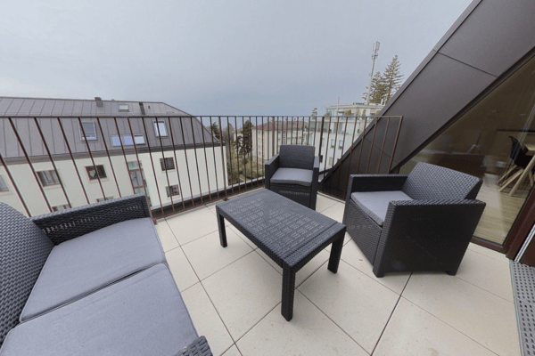 Charming 1-bed furnished apartment with balcony in Lausanne 5