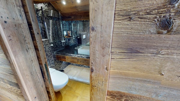 Private Jacuzzi & Mountain View Furnished Studio with Balcony - Swiss Alps Chalet 9