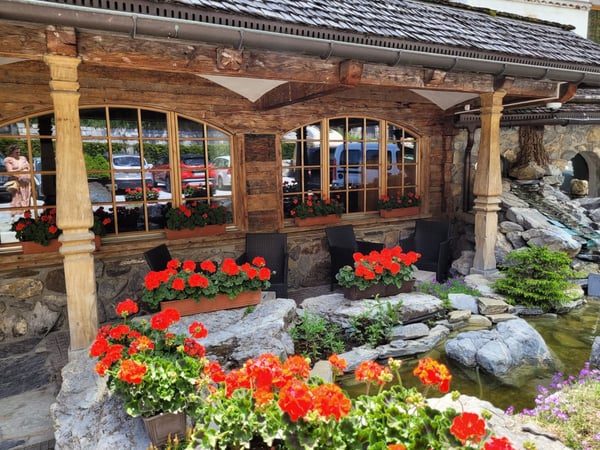 Private Jacuzzi & Mountain View Furnished Studio with Balcony - Swiss Alps Chalet 13