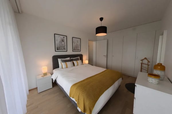 Furnished 1-bed with Balcony & Parking / Appartement meublé 1 chambre Nyon 4