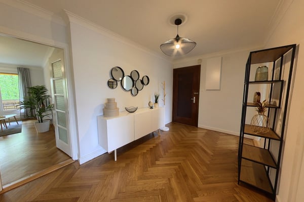 Spacious 2-Bedroom Furnished Apartment with Balcony and River Views in Geneva 11