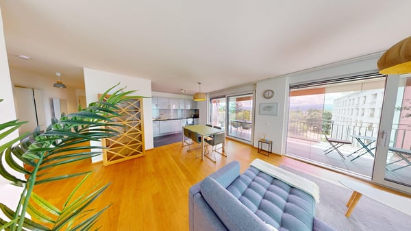 Furnished 2-Bed with balcony and parking in Nyon/Appartement 2 chambres avec balcon et parking Nyon 6