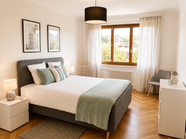 1-Bedroom Furnished Spacious Apartment with Balcony in Geneva! 8