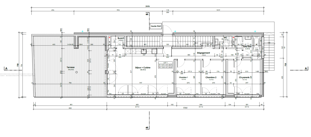 Malachela - Appartement 1er étage