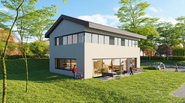 Savigny (VD) - Deux villas contemporaines sur une magnifique parcelle de 2'000 m² (une vendue) 4