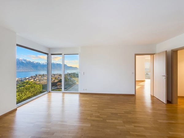 Montreux - Élégant 7.5 pièces avec vue lac, terrasse et espace bien-être 7