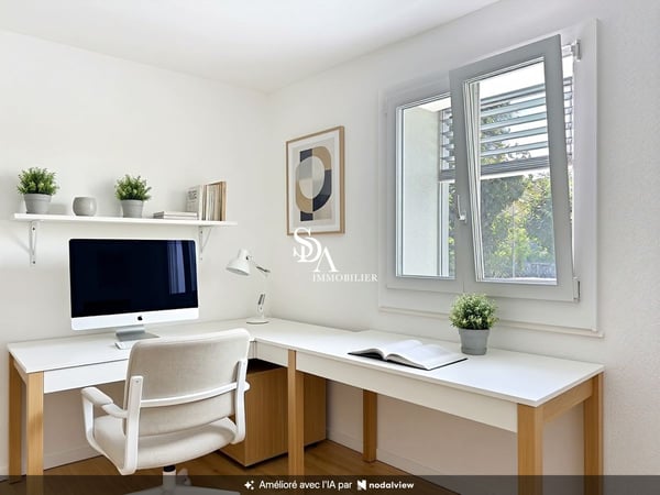 Bel appartement de 2.5 pièces avec balcon et jardin 3