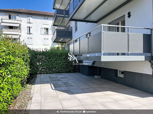 Bel appartement de 2.5 pièces avec balcon et jardin 5