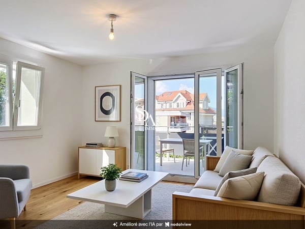 Bel appartement de 2.5 pièces avec balcon et jardin 1