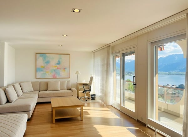 Magnifique appartement de 1.5 pièces avec vue panoramique sur le Lac. 4