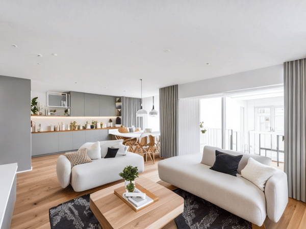 Magnifique appartement neuf de 1.5 pièces avec 27 m2 de balcon. 2