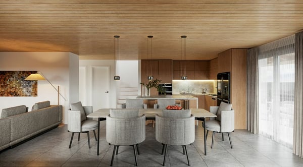 Chalet familial individuel de 1.5 pièces. 2