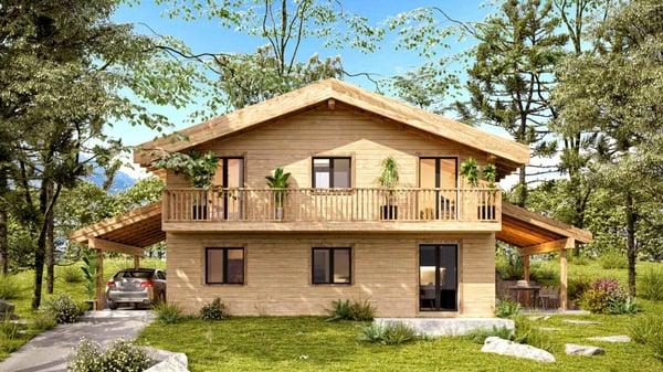 Chalet familial individuel de 1.5 pièces. 7