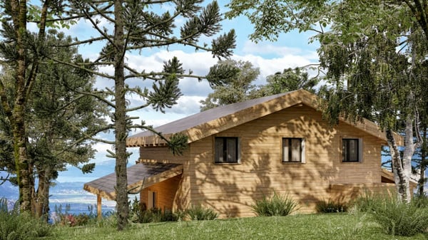 Chalet familial individuel de 1.5 pièces. 1