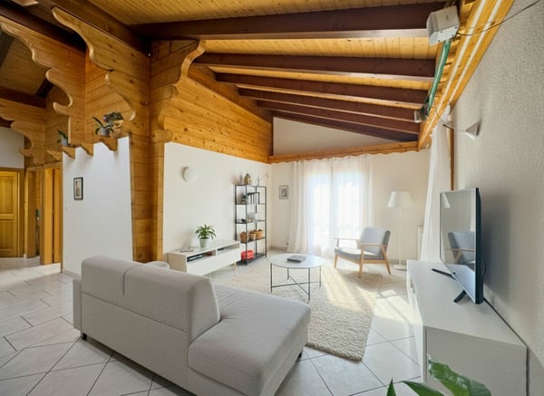 Investissement sûr : magnifique appartement de 1.5 pièces avec terrasse dans un chalet, locataire en place ! 18