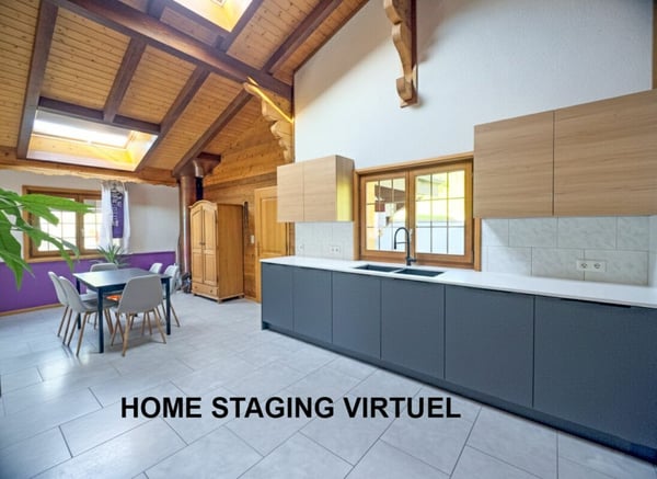 Investissement sûr : magnifique appartement de 1.5 pièces avec terrasse dans un chalet, locataire en place ! 3