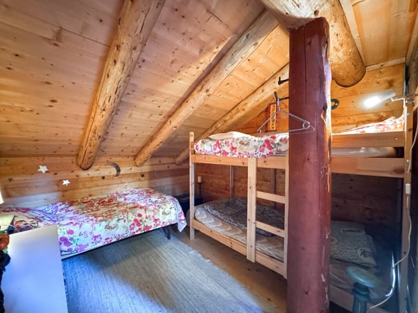 Bien rare - Chalet de 2.5 pièces niché dans 28'000 m² de forêt et de prairie. 6