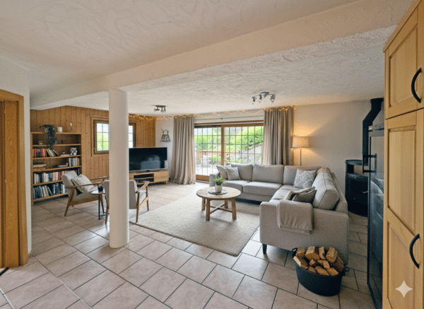 Chalet de 2 logements de 3,5 pièces, loués. 6