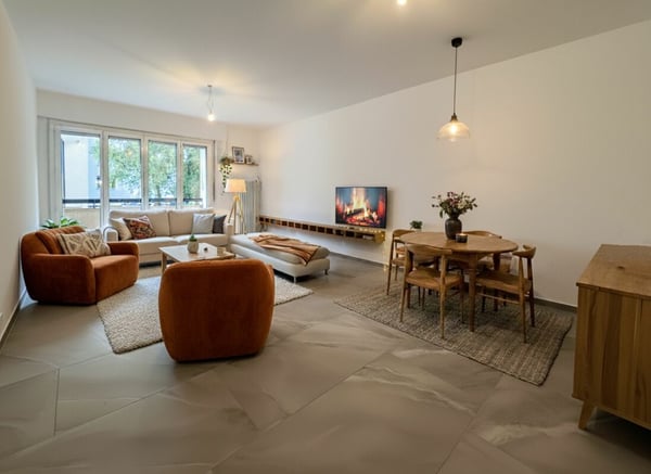 Appartement de 1.5 pièces avec balcon rénové et loué. 2