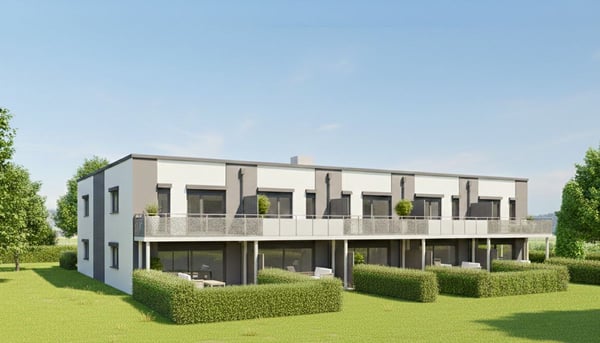Maison mitoyenne de 4,5 pièces avec une belle vue. 6