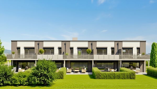 Maison mitoyenne de 4,5 pièces avec une belle vue. 9