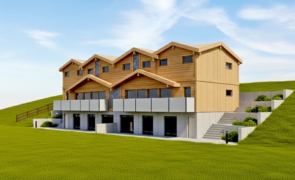 Terrain avec vue imprenable pour 2 villas jumelées avec permis en force ! 4