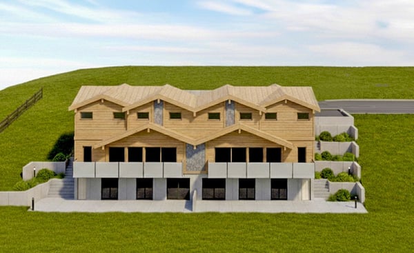 Terrain avec vue imprenable pour 2 villas jumelées avec permis en force ! 9