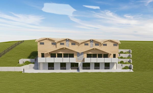 Terrain avec vue imprenable pour 2 villas jumelées avec permis en force ! 8