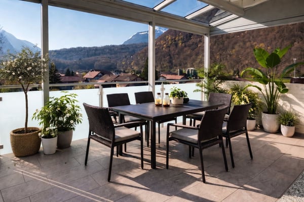Bel attique de 4,5 pièces avec grand balcon et vue - Massongex 1