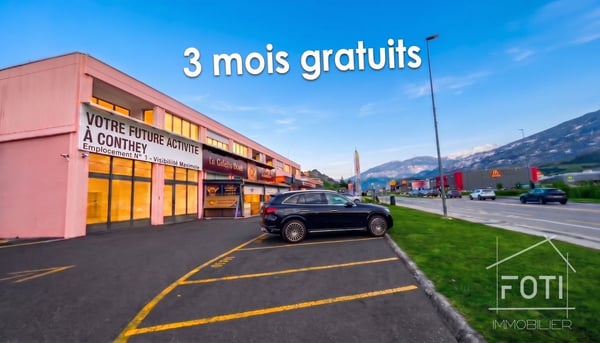 3 premiers mois offerts pour votre vitrine à Conthey ! 2
