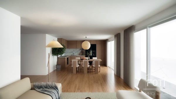 Appartement de 4,5 pièces aux combles avec sous-sol et garage double. 3