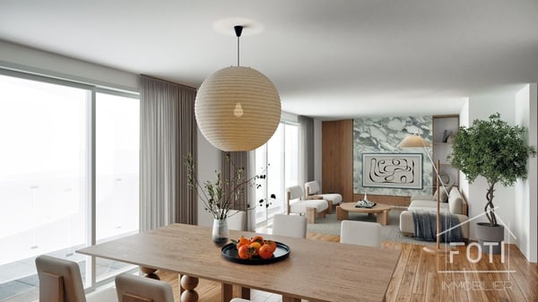 Appartement de 4,5 pièces aux combles avec sous-sol et garage double. 4