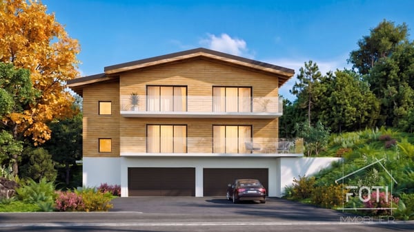 Appartement de 4,5 pièces aux combles avec sous-sol et garage double. 1