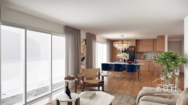 Grand chalet de 5,5 pièces avec sous-sol et garage double, sur plan avec toutes les finitions au gré du preneur. 2
