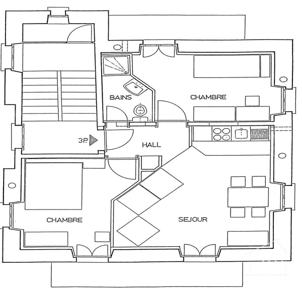 Immeuble de rendement de 4 logements (rendement 4,61 % net). 13