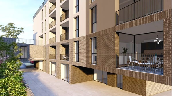 Appartement en attique de 3,5 pièces avec terrasse. 3