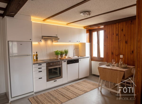 Duplex de 2.5 pièces à vendre à Collombey-Muraz - loué avec 4.96% de rendement brut 2