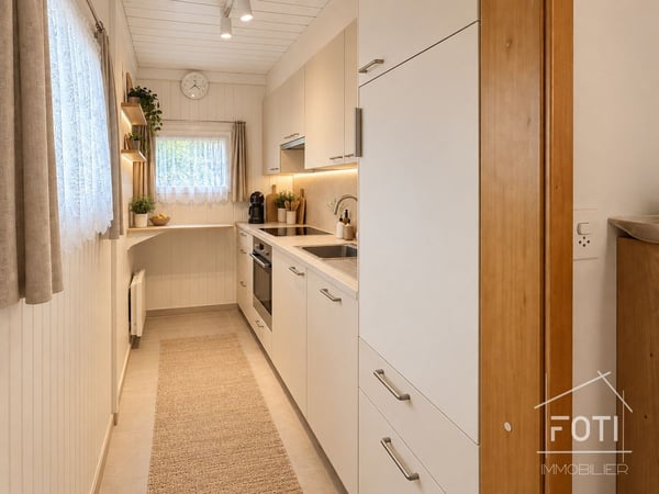 Chalet 2,5 pièces à rénover - jardin, terrasse et vue montagne 7