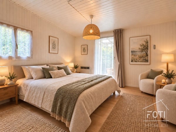 Chalet 2,5 pièces à rénover - jardin, terrasse et vue montagne 9