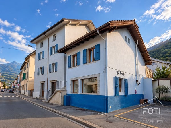 Duplex de 2.5 pièces à vendre à Collombey-Muraz - loué avec 4.96% de rendement brut