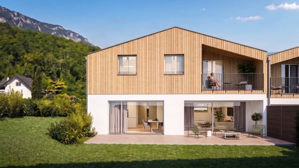 Villa NEUVE 4,5 p. de 131 m² - jardin, terrasse et vue Dents-du-Midi - Muraz 11