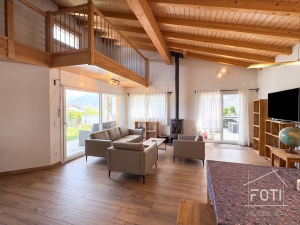 Villa individuelle 2016 avec vue panoramique, jardin et garage - Vouvry 5
