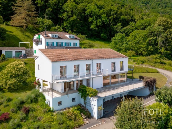 Villa d'architecte 7,5 p. vue lac Léman - St-Gingolph, ascenseur 3