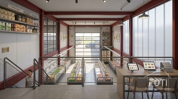 Atelier / entrepôt neuf 100 m² - hauteur 6.5 m - porte 4×4 m - Collombey-Monthey 1