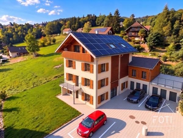 Appartement 4 pièces rénové avec jardin privatif de 100 m² - Brent (Montreux) 1