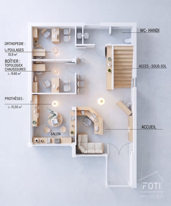 Local commercial sur un axe très passant avec belle vitrine - loué à Monthey - rendement 4,5% 10