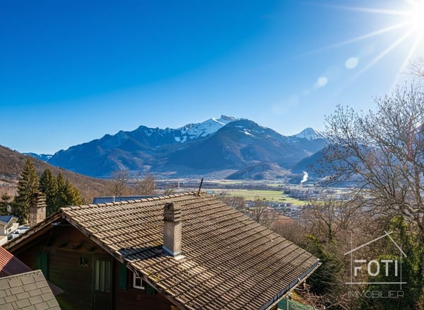 Attique neuf avec jardin privatif de 382 m² avec vue sur les montagnes 12