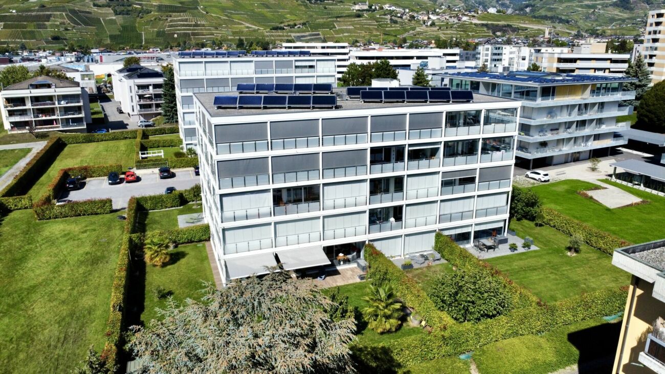 Appartement en plain-pied au centre de Conthey